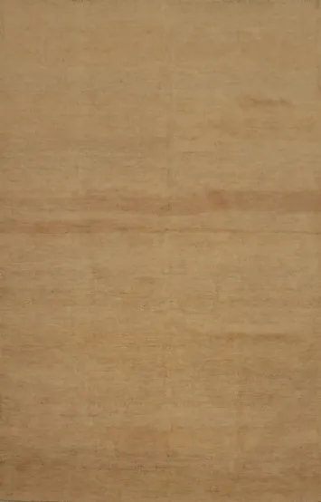 Sophisticated Minimalist Peach Beige Rug for Modern Living Spaces 6x8