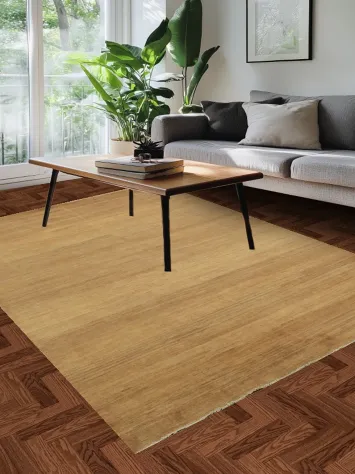 Modern Wool Gabbeh Oriental Area Rug 6x9