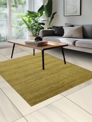 Modern Wool Handmade Gabbeh Oriental Rug 5x7