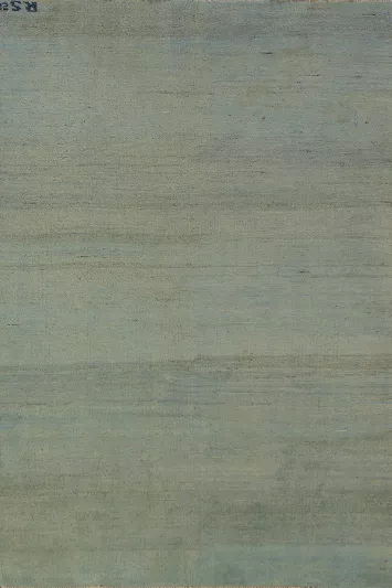 Green & Blue Modern Wool Gabbeh Oriental Rug 4x6