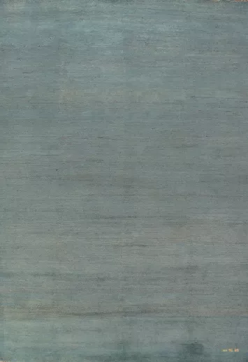 Aqua Blue Modern Gabbeh Oriental Area Rug 7x10