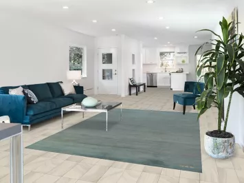 Aqua Blue Modern Gabbeh Oriental Area Rug 7x10