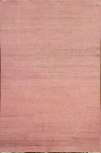 Pink Modern Gabbeh Oriental Area Rug 6x10