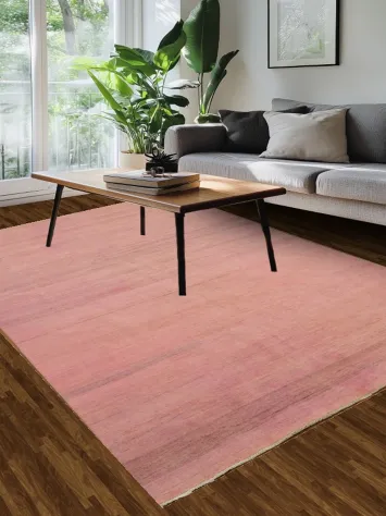 Pink Modern Gabbeh Oriental Area Rug 6x10