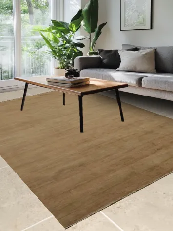 Brown Wool Modern Gabbeh Oriental Area Rug 7x10