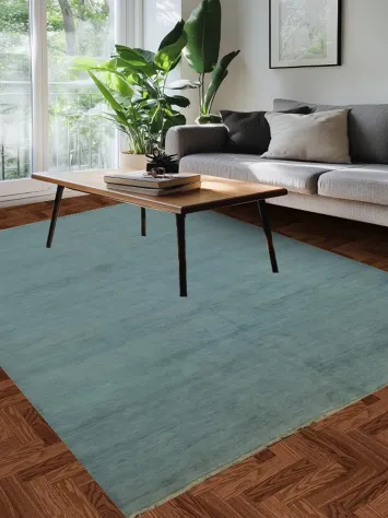 Blue Modern Gabbeh Oriental Area Rug 7x10