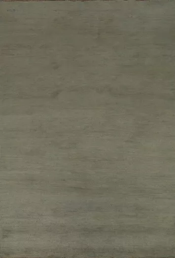 Sage Green Solid Gabbeh Modern Area Rug 7x9