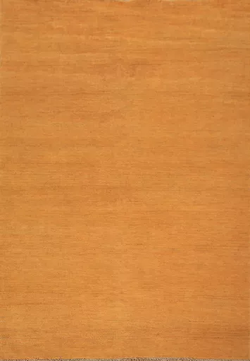Orange Modern Gabbeh Oriental Area Rug 5x8