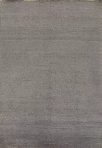 Modern Gray Wool Gabbeh Oriental Area Rug 7x10