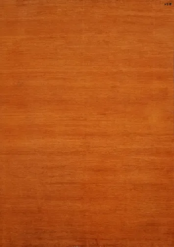 Orange Wool Modern Gabbeh Oriental Area Rug 9x12