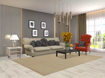 Handmade Wool Gabbeh Modern Area Rug 6x9