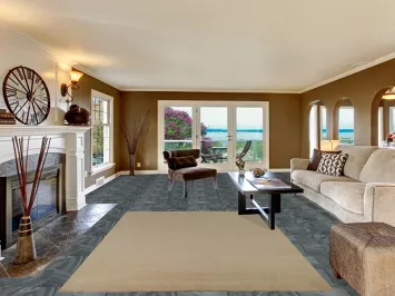 Modern Wool Gabbeh Oriental Area Rug 6x8