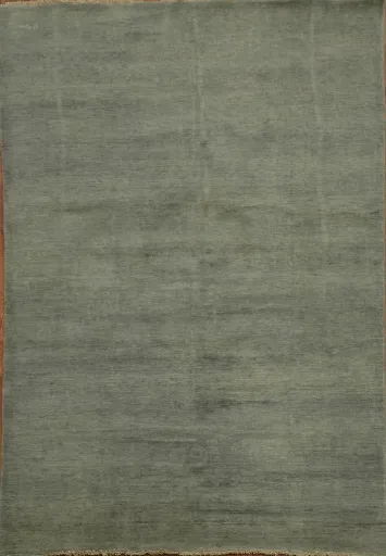 Green Wool Gabbeh Modern Area Rug 7x10