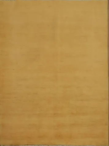 Orange Modern Wool Gabbeh Oriental Rug 5x7