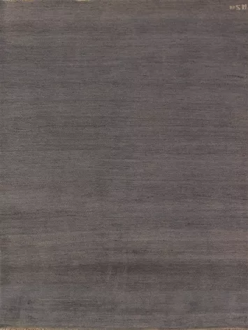 Modern Gray Wool Gabbeh Oriental Rug 5x7
