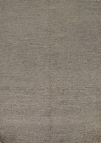 Modern Gray Wool Gabbeh Oriental Rug 5x7