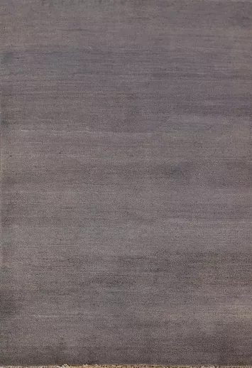 Modern Gray Wool Gabbeh Oriental Rug 3x5