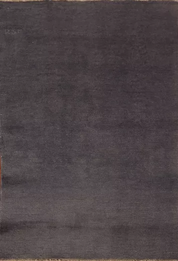 Gray Wool Modern Gabbeh Oriental Rug 3x5