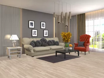 Gray Wool Modern Gabbeh Oriental Rug 3x5