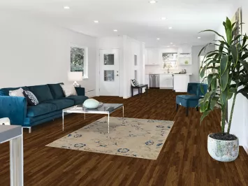 Handmade Wool Kashan Persian Rug 5x6