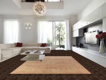 Vintage Wool Kashan Persian Area Rug 10x13