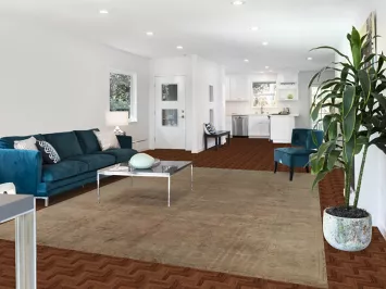 Wool Geometric Tabriz Persian Area Rug 8x11