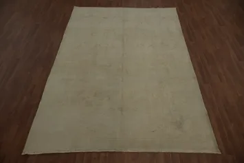 Distressed Tabriz Persian Area Rug 7x10 with Subtle Design Charm
