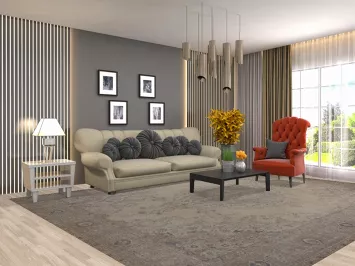 Vintage Wool Medallion Tabriz Persian Area Rug 10x13