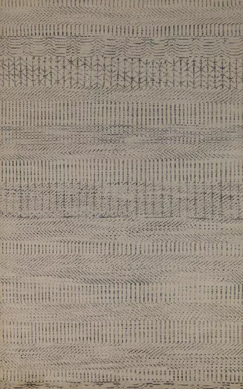 Handmade Wool Moroccan Oriental Area Rug 5x8