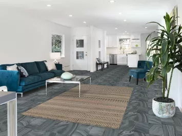 All-Over Wool Geometric Moroccan Oriental Area Rug 5x8