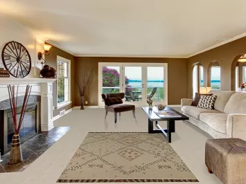 Handmade Wool Moroccan Oriental Area Rug 5x8