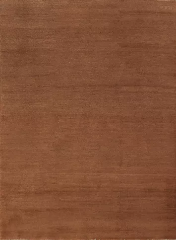 Brown Gabbeh Wool Modern Rug 5x7