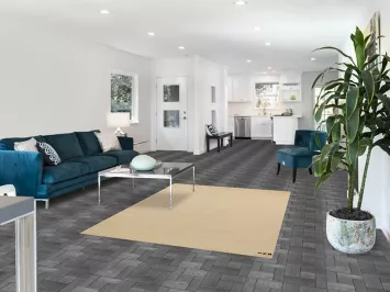 Modern Wool Gabbeh Oriental Rug 5x6