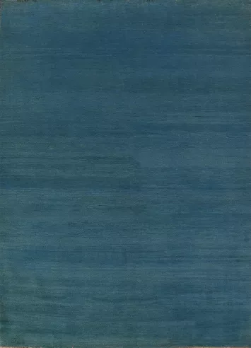 Blue Handmade Gabbeh Modern Area Rug 6x8