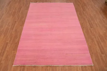 Pink Modern Gabbeh Oriental Area Rug 7x10