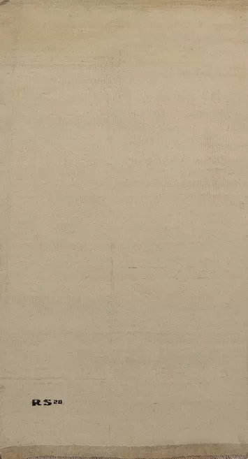 Handmade Wool Solid Gabbeh Oriental Rug 4x7