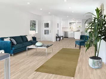 Green Wool Gabbeh Modern Runner Rug 3x10