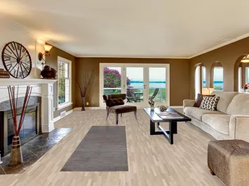 Gray Wool Gabbeh Modern Runner Rug 3x10