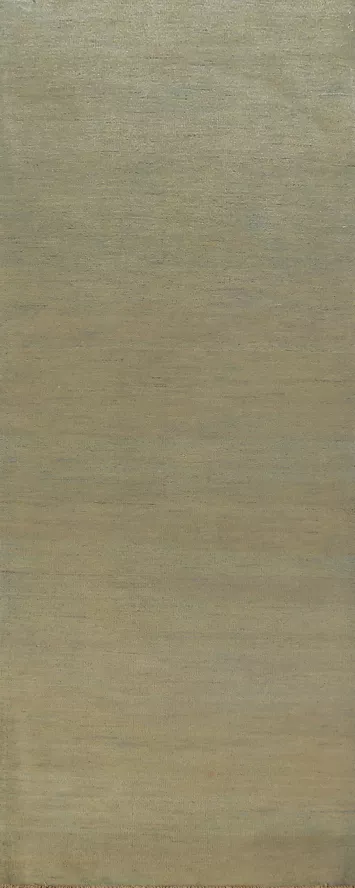 Green Wool Gabbeh Modern Runner Rug 3x10