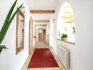 Wool Gabbeh Modern Runner Rug 3x10