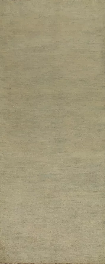 Handmade Modern Gabbeh Wool Runner Rug 3x10