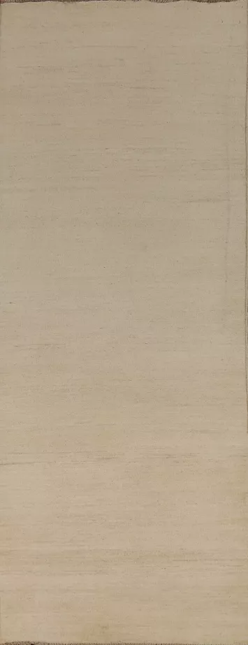 Handmade Modern Gabbeh Wool Runner Rug 3x10