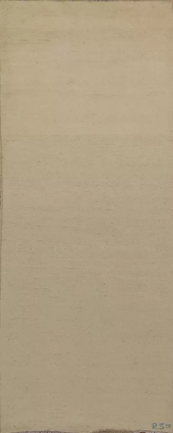 Solid Wool Modern Gabbeh Oriental Runner Rug 3x10