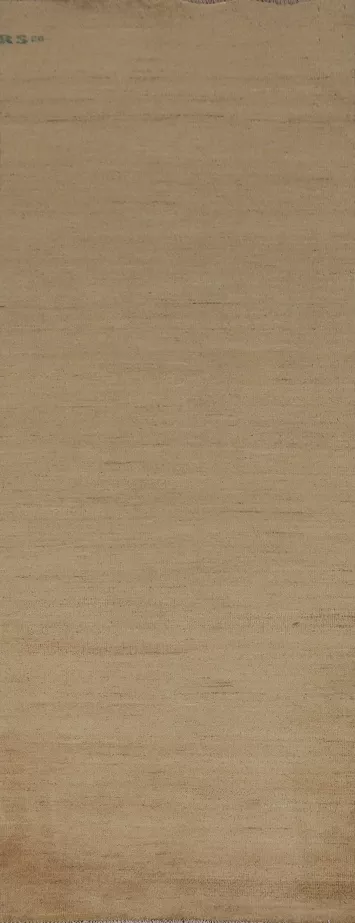 Handmade Modern Gabbeh Wool Runner Rug 3x10