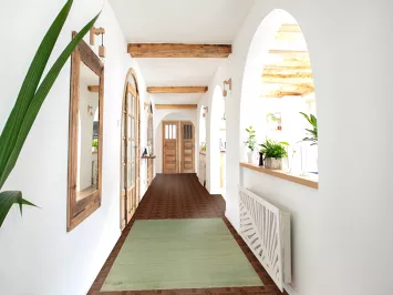 Light Green Wool Gabbeh Modern Oriental Rug 3x6