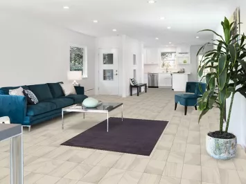 Purple Blue Gabbeh Modern Wool Accent Rug 4x6