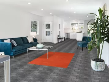 Orange Gabbeh Modern Wool Accent Rug 4x6