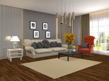 Modern Wool Gabbeh Oriental Rug 5x7