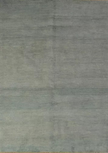 Blue & Green Gabbeh Modern Wool Accent Rug 4x6