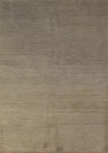 Beige & Gray Gabbeh Modern Wool Accent Rug 4x6